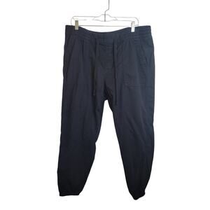 GAP Lounge Pants Women's Jogger Pants XL Black Drawstring Elastic Waist Casual